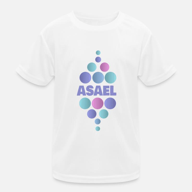 First name Asael Kids Functional T-Shirt