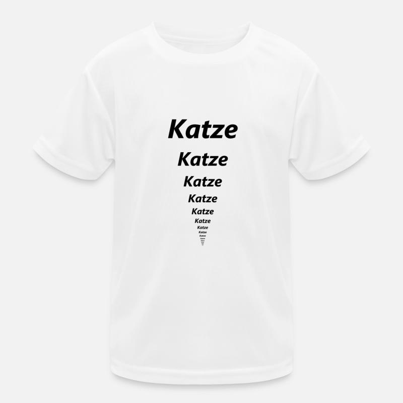 Katze Katze Katze Kinder Funktions-T-Shirt