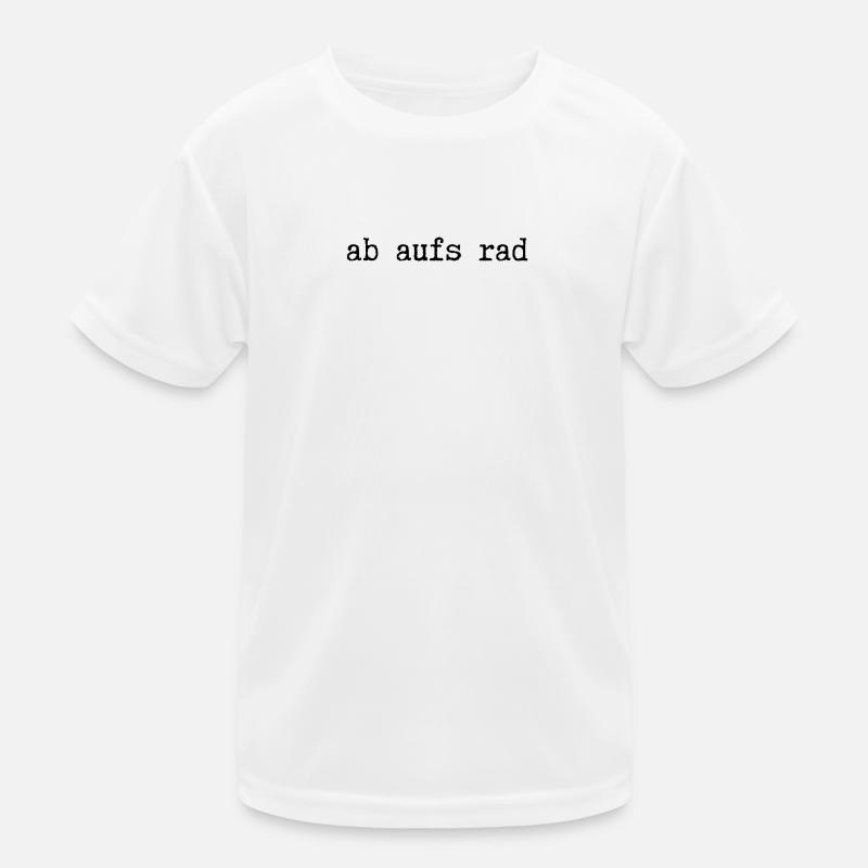 ab aufs rad Kinder Funktions-T-Shirt