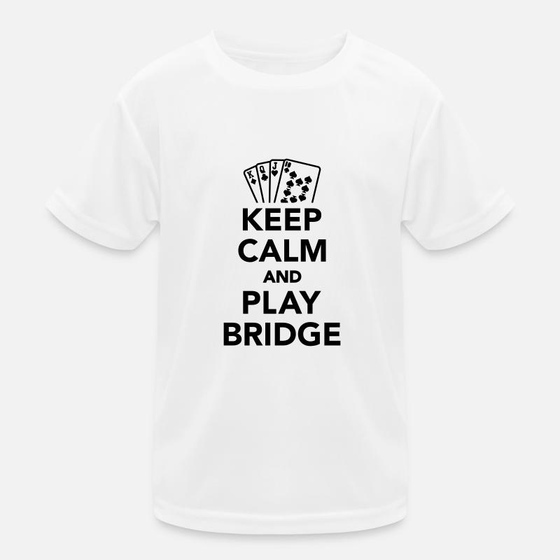 Bridge - Kinder Funktions-T-Shirt - Weiß