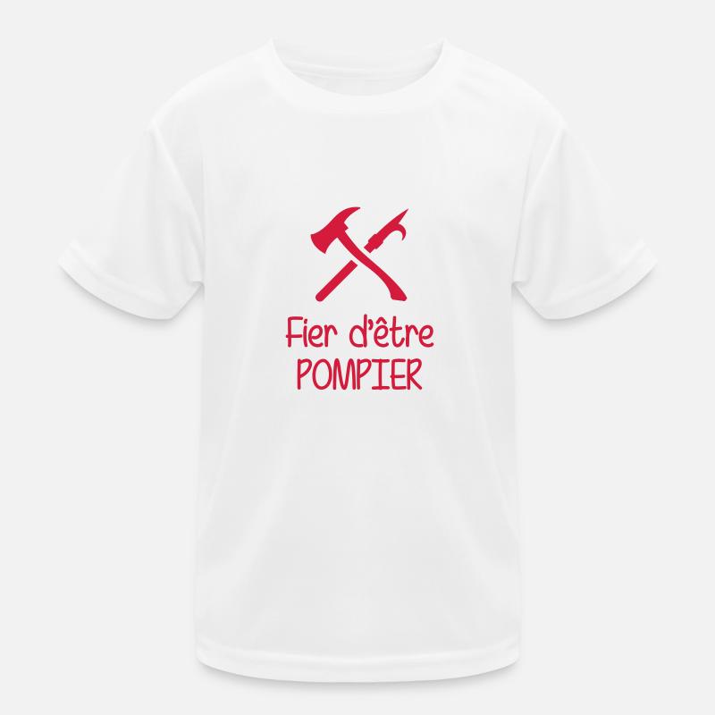 Pompier / Feu / Sécurité / Pompière / Urgences T-shirt sport Enfant