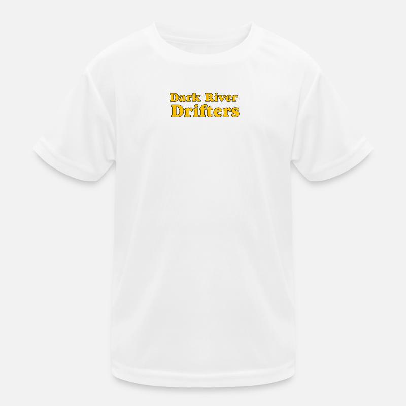 Dunkle Flussdrifter Kinder Funktions-T-Shirt