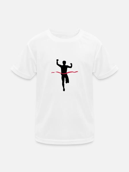 Courir - T-shirt sport Enfant - blanc - Devant
