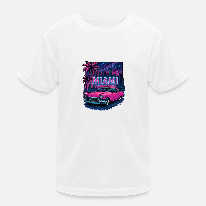Ville de Miami T-shirt sport Enfant