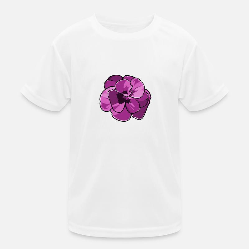 Beautiful purple bloom Kids Functional T-Shirt