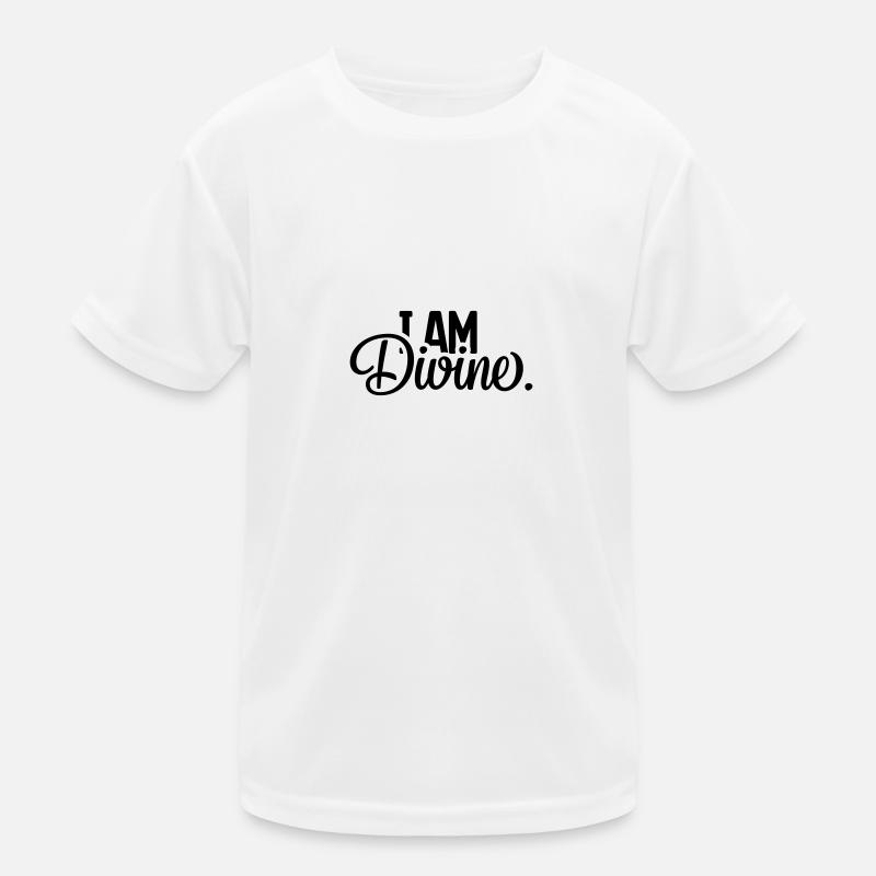 I AM Divine. Kids Functional T-Shirt