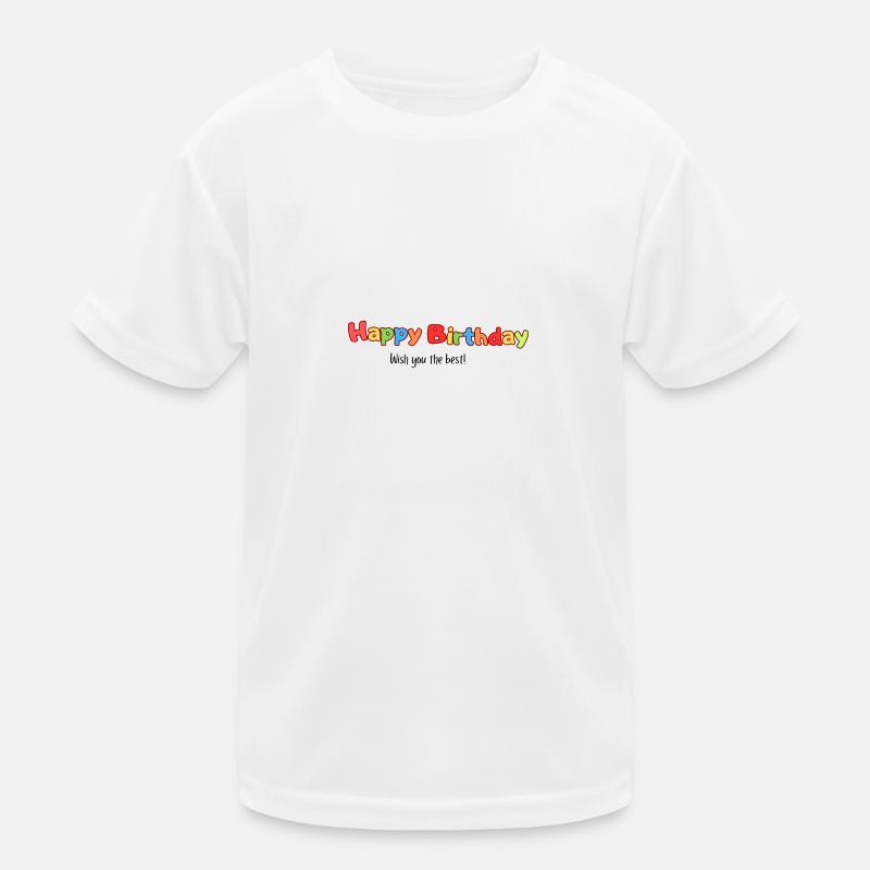 Happy Birthday Kinder Funktions-T-Shirt