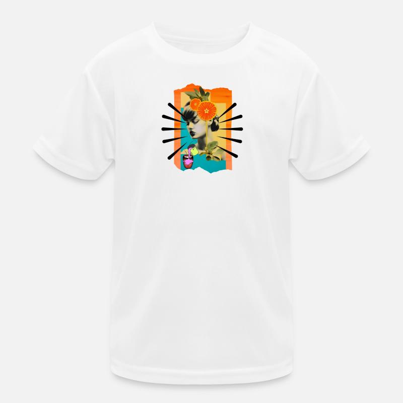 Femme Pop Art T-shirt sport Enfant