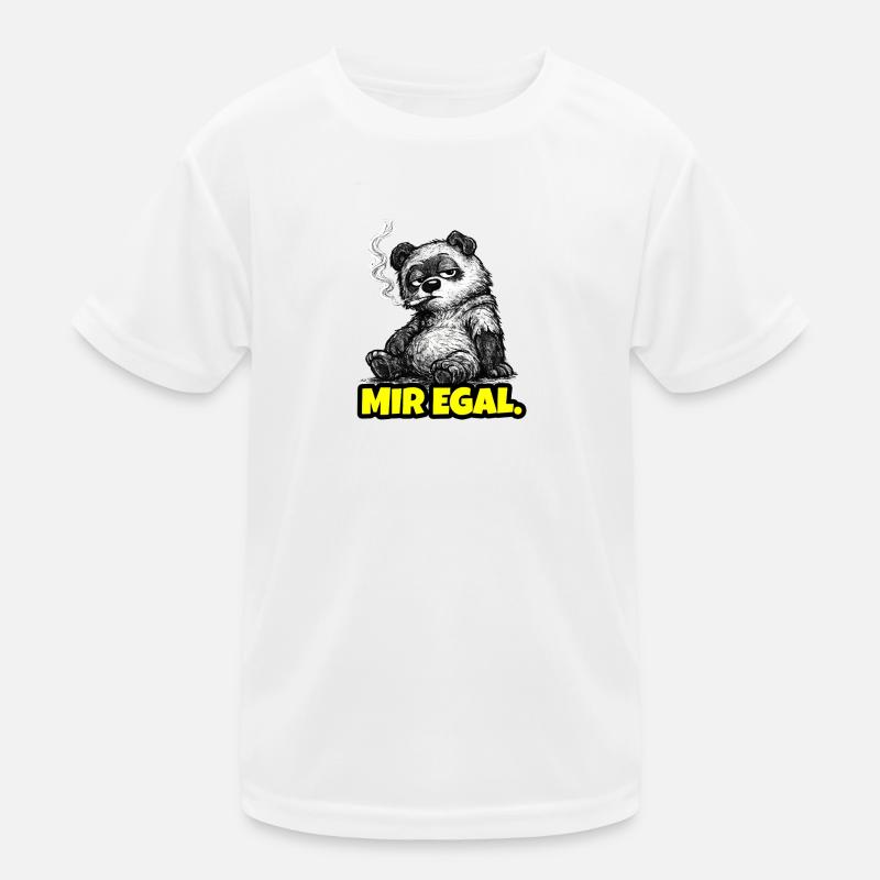 Mir egal. – Grumpy Bär (Sarkasmus Sketch) Kinder Funktions-T-Shirt