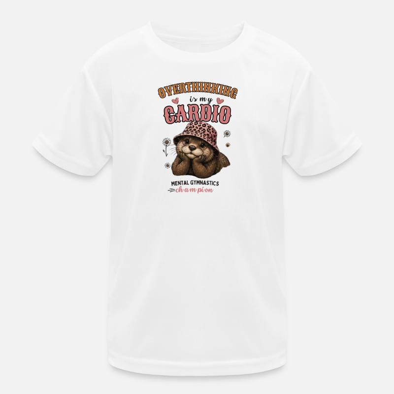 Repenser à la réalité, c’est mon cardio loutre T-shirt sport Enfant