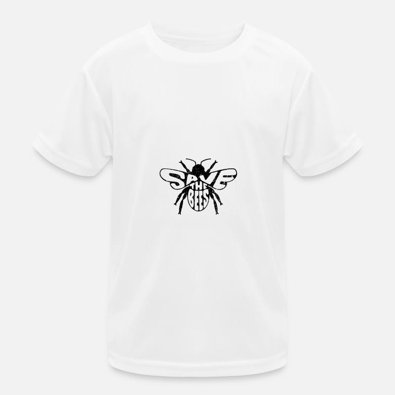 Save The Bees Kids Functional T-Shirt
