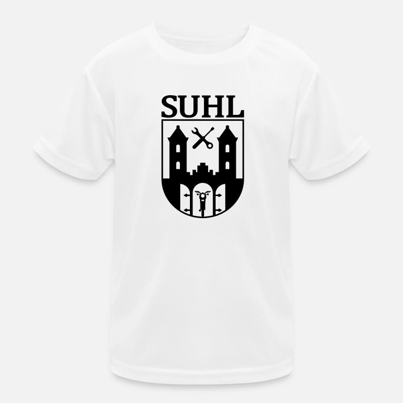 Emblème Simson Suhl avec texte v.2 T-shirt sport Enfant