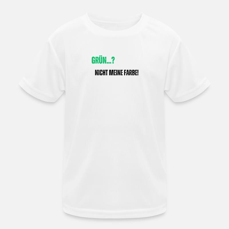 Green not my color Kids Functional T-Shirt