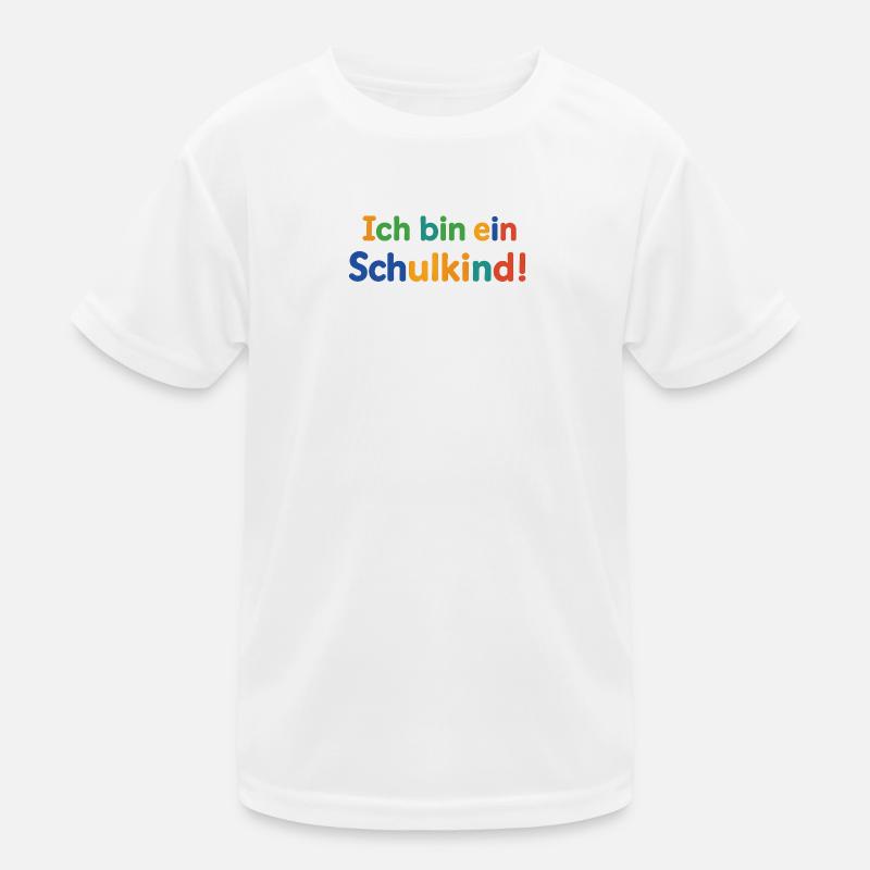 Ich bin ein Schulkind!  Kinder Funktions-T-Shirt