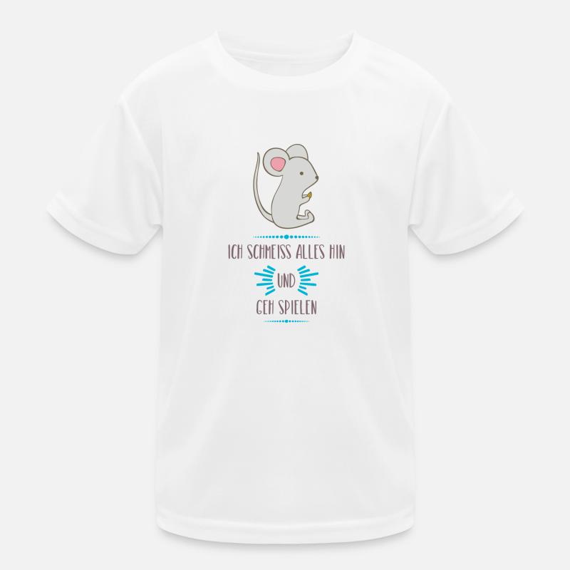lustige Sprüche Kinder Funktions-T-Shirt