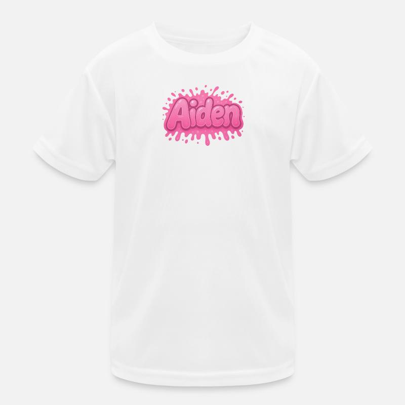 Graffiti Aiden Personalized name ideal gift printable on Kids Functional T-Shirt