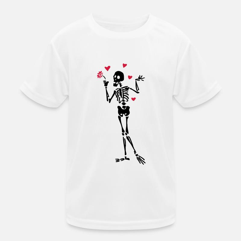 Skeleton-Liebhaber Kinder Funktions-T-Shirt