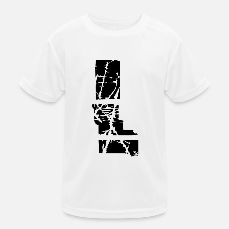 L letter Kids Functional T-Shirt
