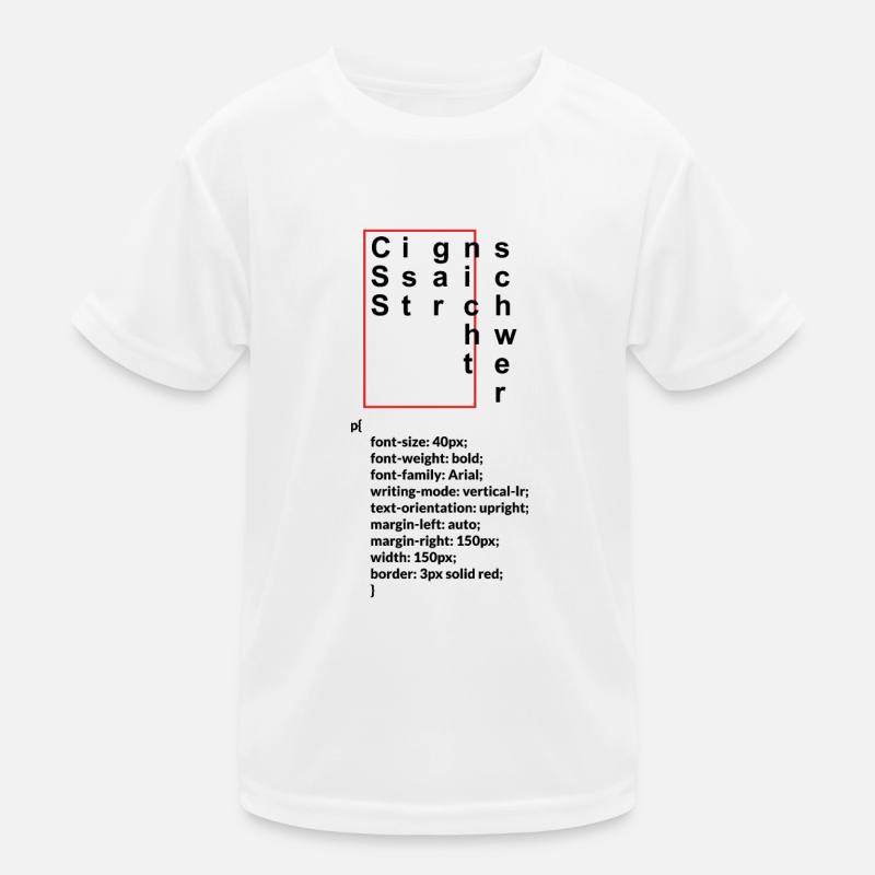 CSS ist gar nicht schwer Kinder Funktions-T-Shirt