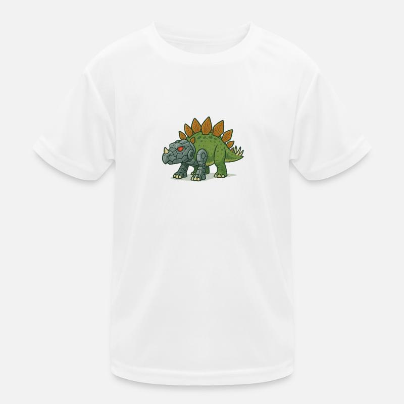 Transformation du robot stégosaure T-shirt sport Enfant