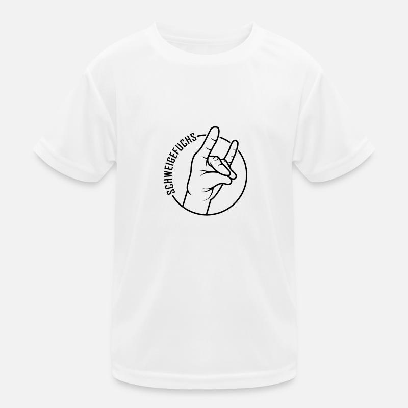 Schweigefuchs Kinder Funktions-T-Shirt