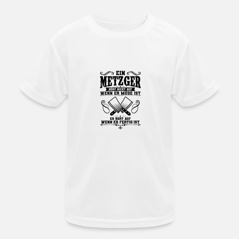 Metzger Kinder Funktions-T-Shirt