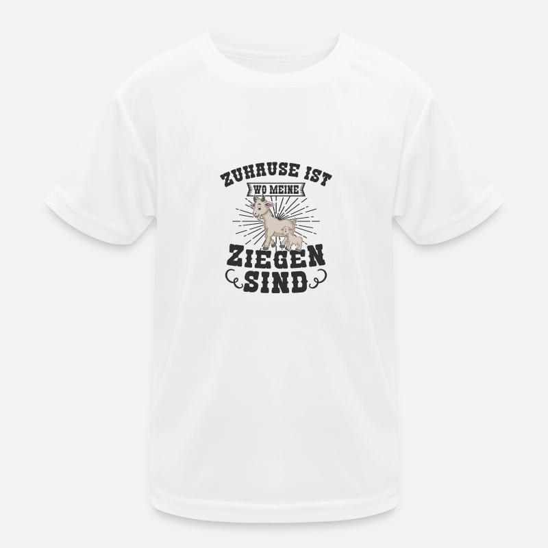 Ziege Kinder Funktions-T-Shirt