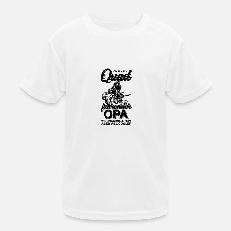 Quad Opa Kinder Funktions-T-Shirt