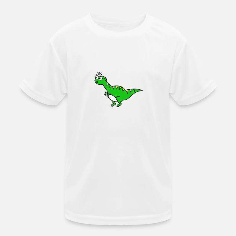 Dino Green Kids Functional T-Shirt