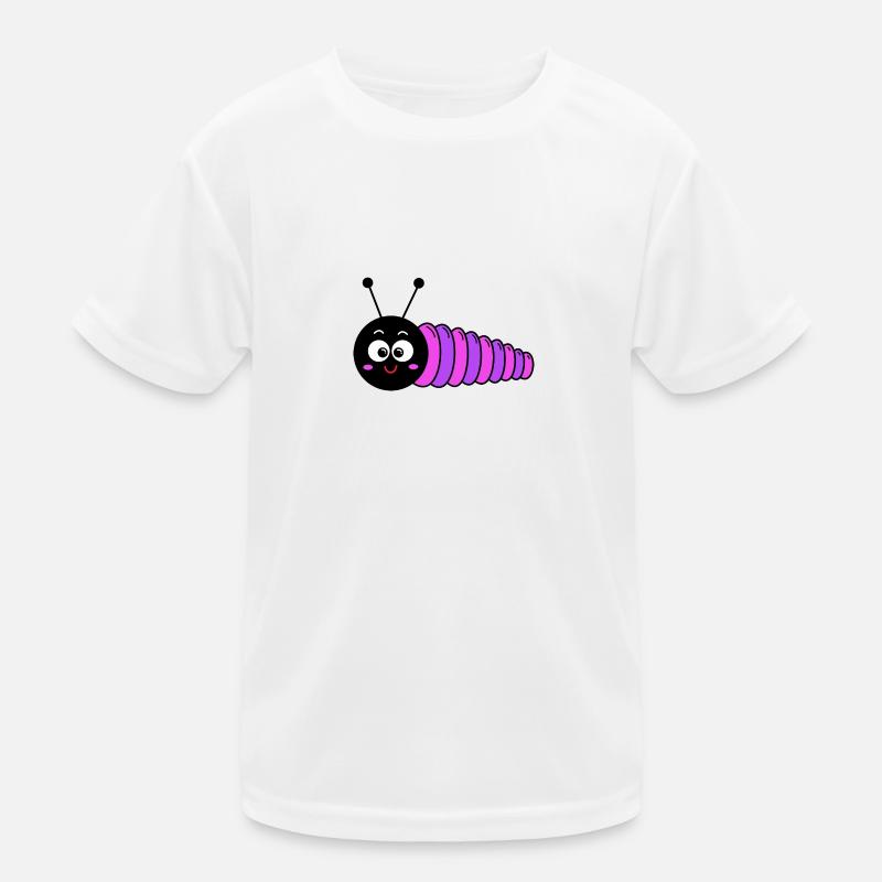 Raupe Kinder Funktions-T-Shirt