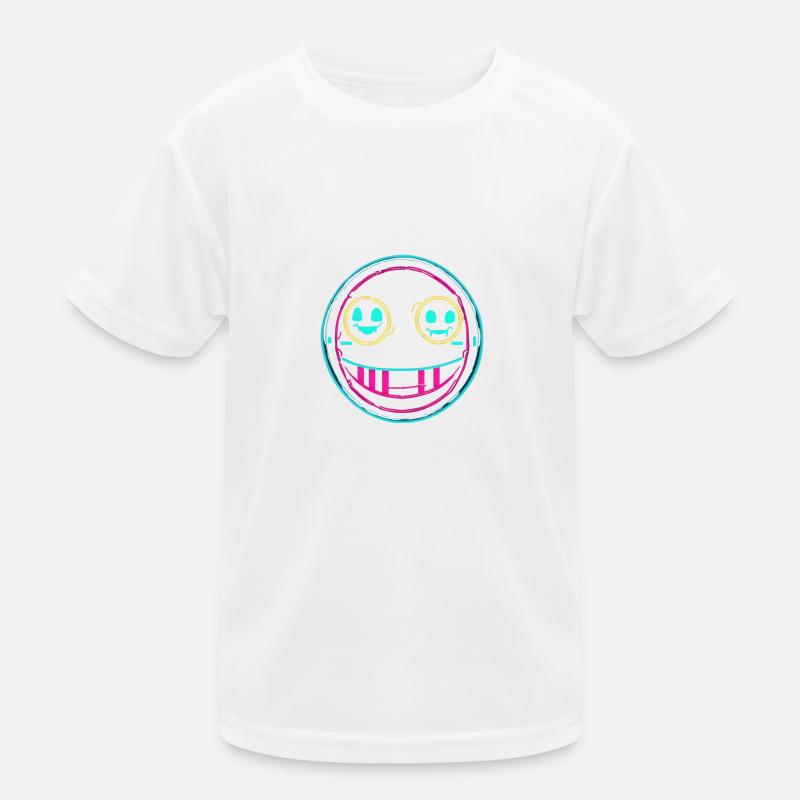 Neon smile Kinder Funktions-T-Shirt