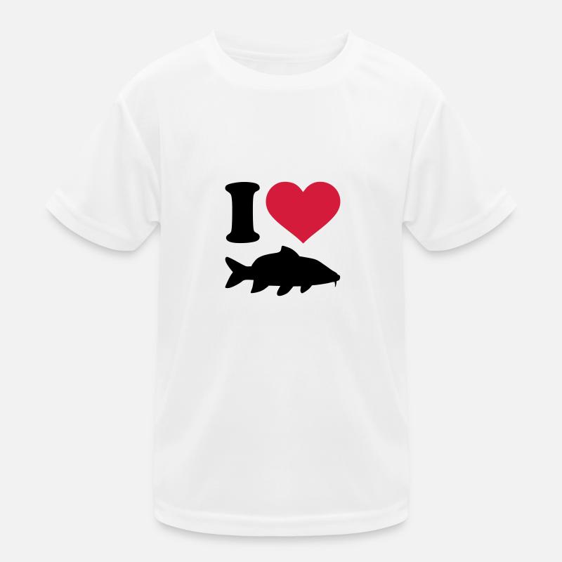 Karpfen Kinder Funktions-T-Shirt
