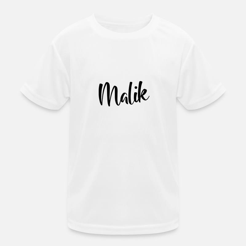 Prénom Malik T-shirt sport Enfant