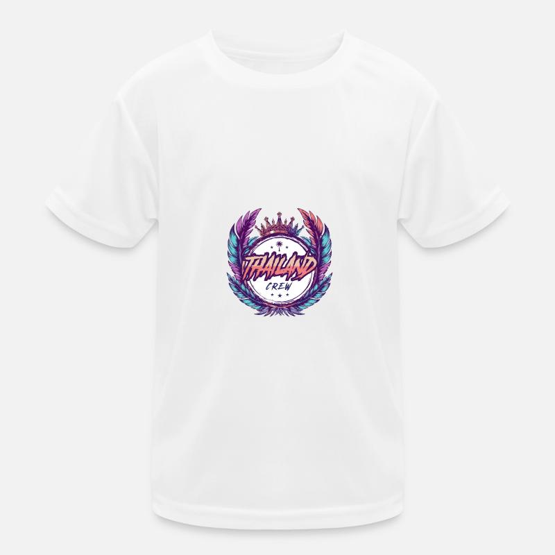 Thailand Crew Bunt Kinder Funktions-T-Shirt