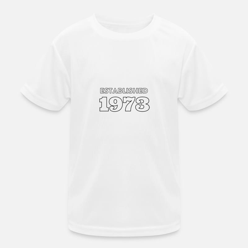 Established 1973 Kids Functional T-Shirt