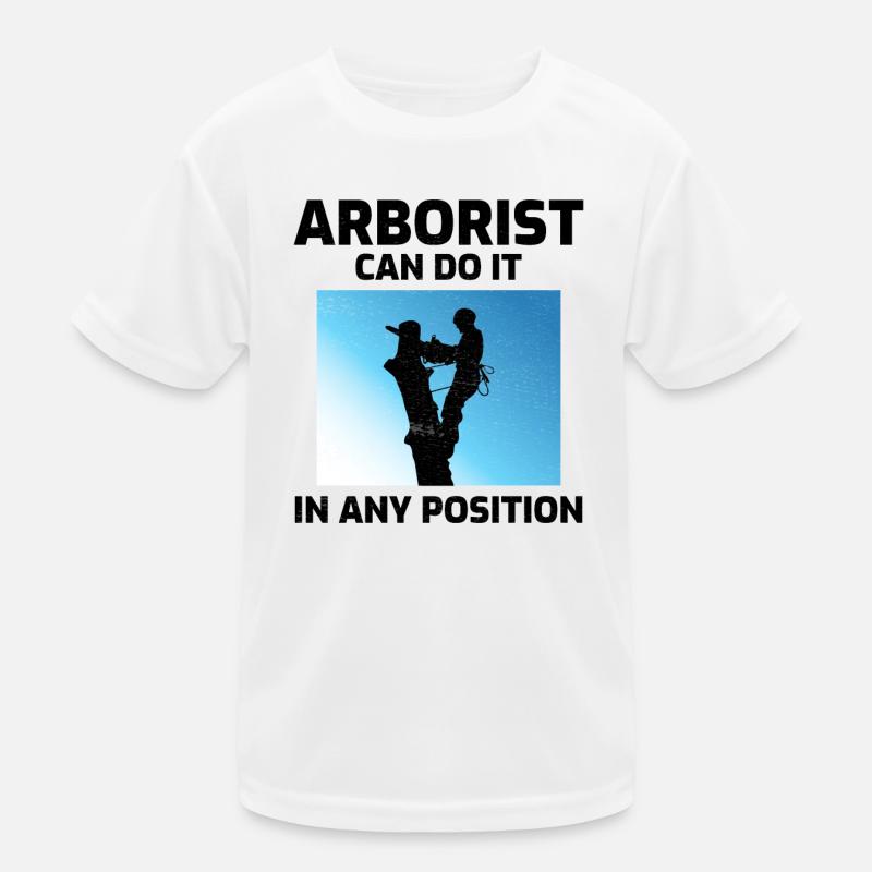 Arborist Baum Chirurg Kletterer Arboriculture lustig Kinder Funktions-T-Shirt