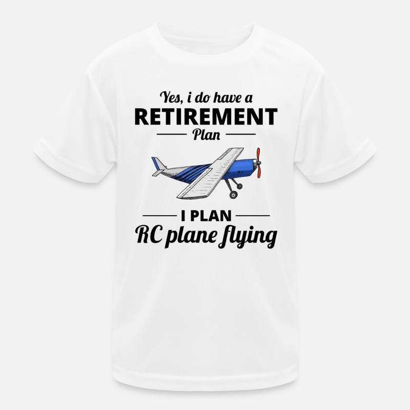 RC Model Planes Avion Pilote Drôle cadeau T-shirt sport Enfant