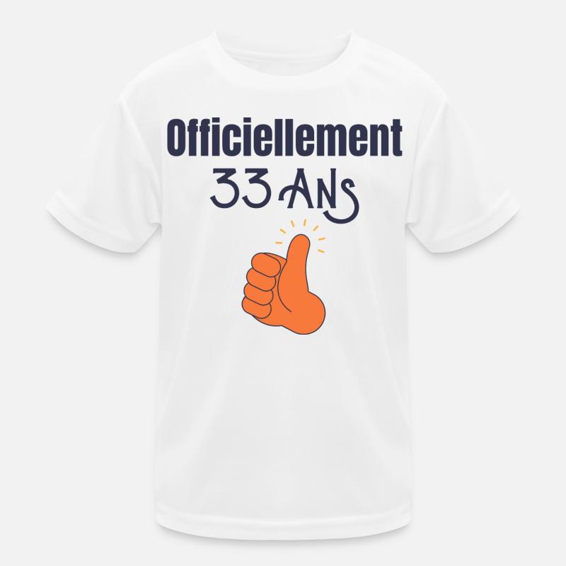 Officiellement 33 Ans T-shirt sport Enfant