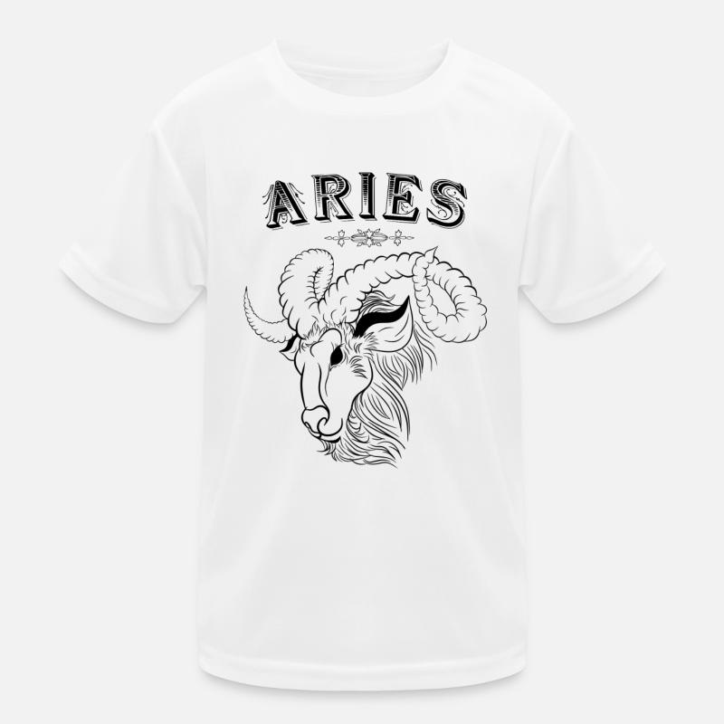 Aries Sternzeichen Widder Kinder Funktions-T-Shirt