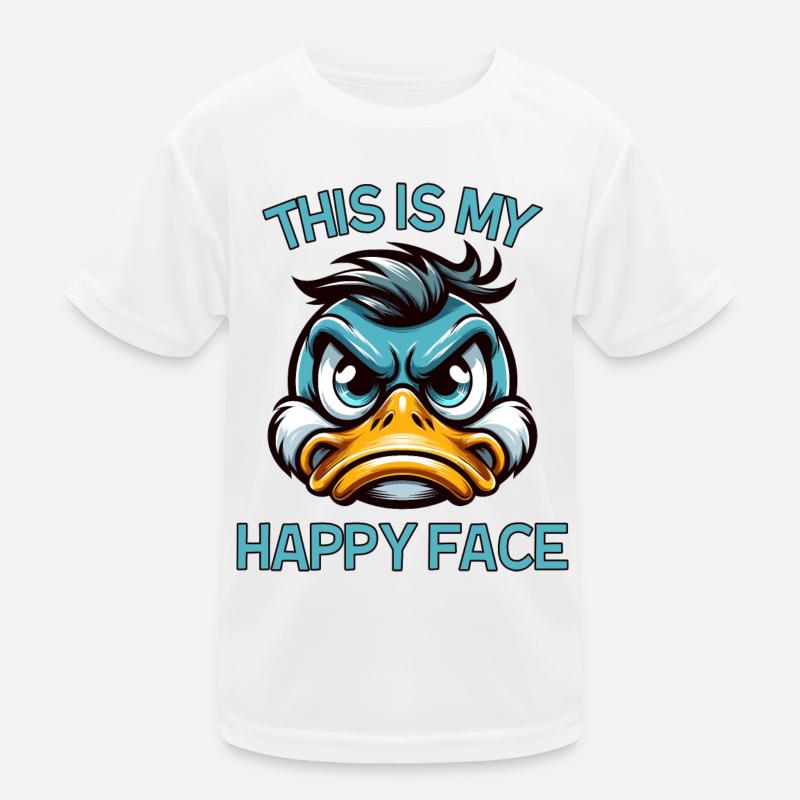 Mon visage de canard heureux T-shirt sport Enfant