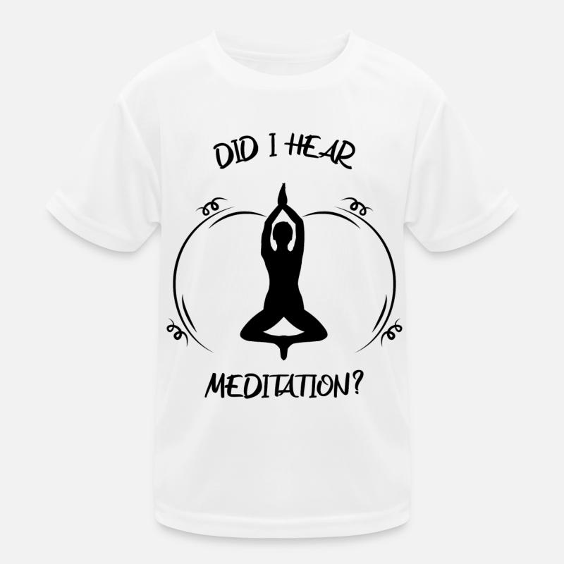 Méditation T-shirt sport Enfant