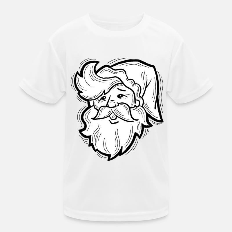 Weihnachtsmann Kinder Funktions-T-Shirt