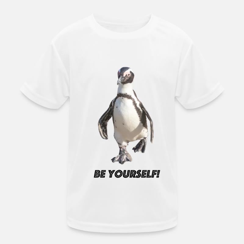 Pinguin be yourself Kinder Funktions-T-Shirt