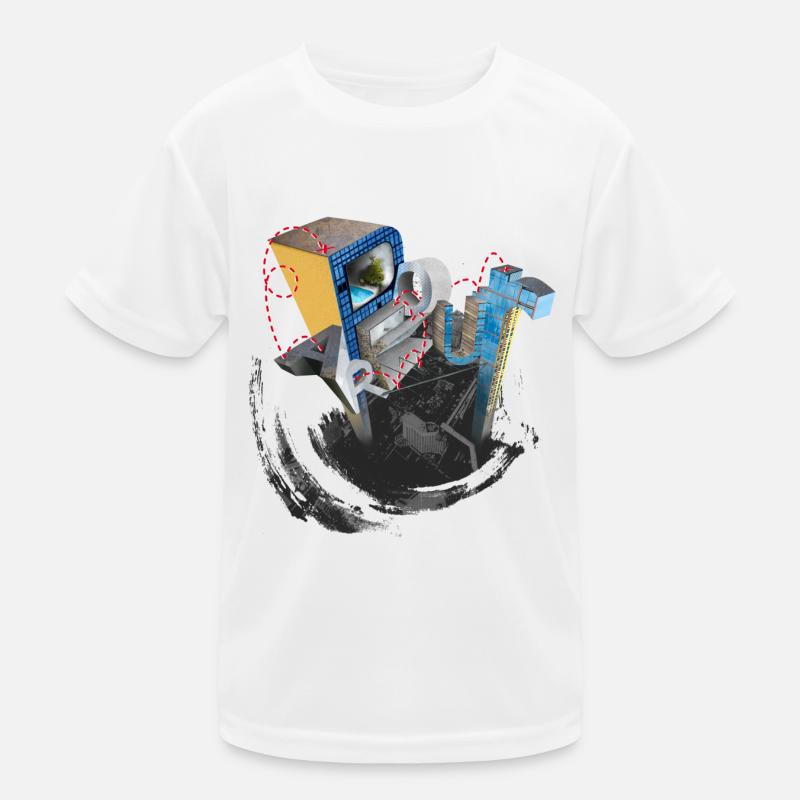 Parkour Kinder Funktions-T-Shirt