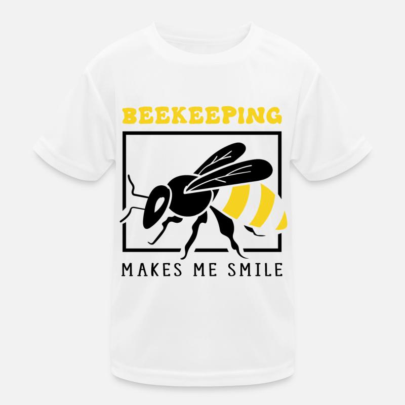 Honey Beekeeper Bee Wildlife Beekeeping Kids Functional T-Shirt