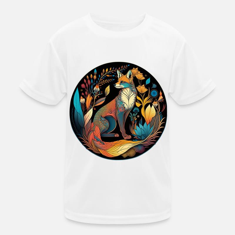 Mandala nature magic Kids Functional T-Shirt