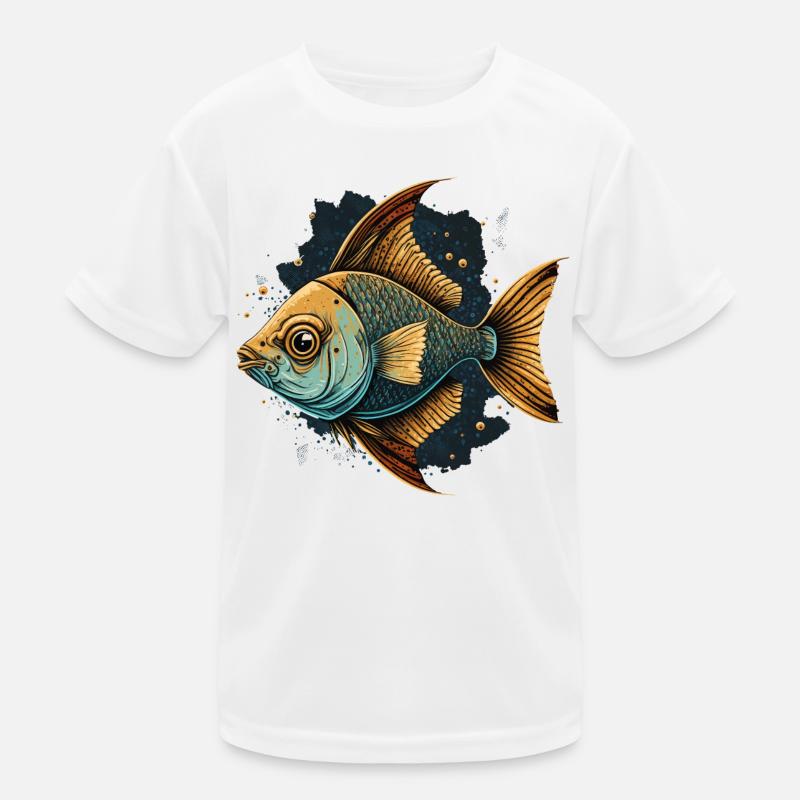Fische in freier Wildbahn Kinder Funktions-T-Shirt