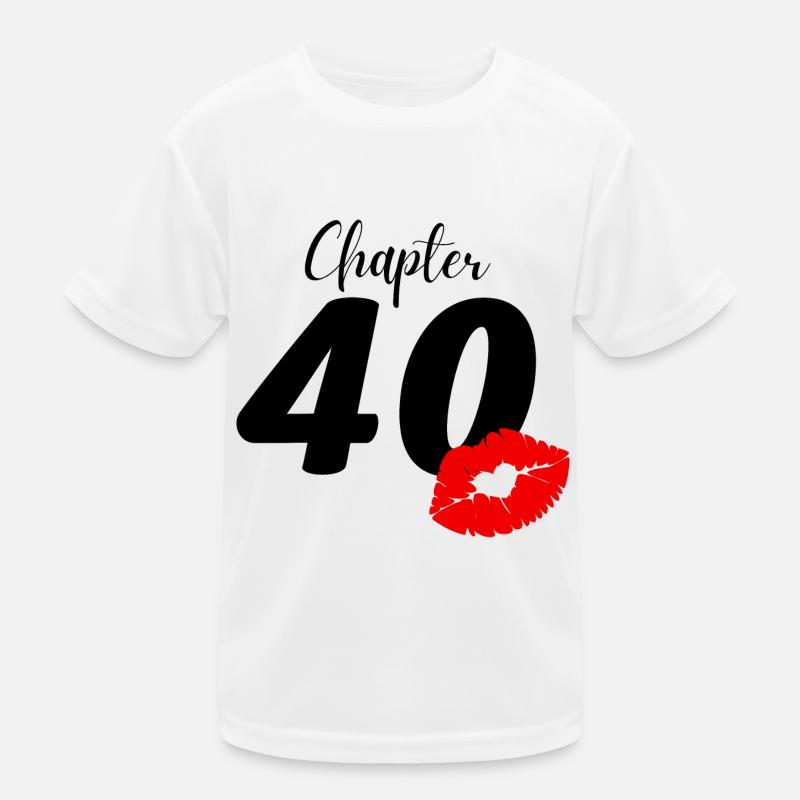 40e anniversaire T-shirt sport Enfant