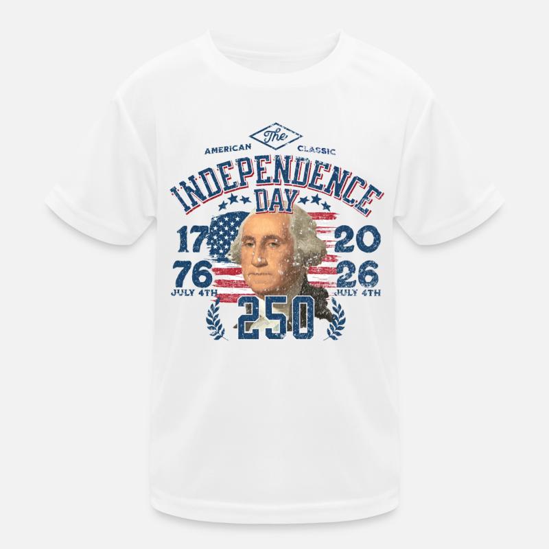 250th Independence day 1776 2026 1 Kids Functional T-Shirt