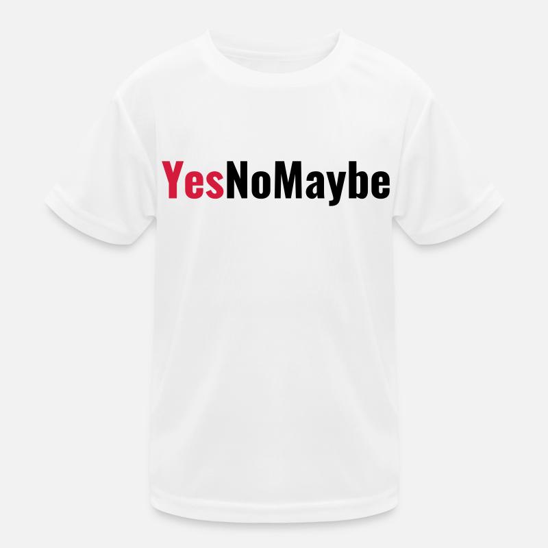 Yes No Maybe Engagement Proposal Kids Functional T-Shirt